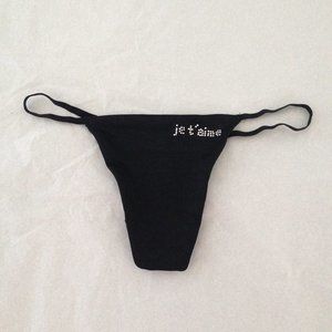 Victoria's Secret Very Sexy Embellished Crystal V-string Panty